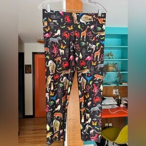 Terez Animal Print Capri Leggings